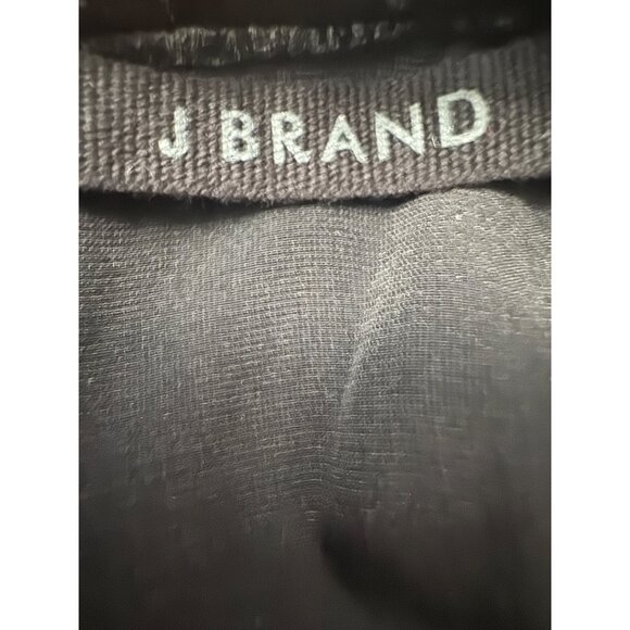 2/$30 J Brand Medium Black Crushed Velvet Dressy Keyhole Flowy Top - Picture 4 of 16